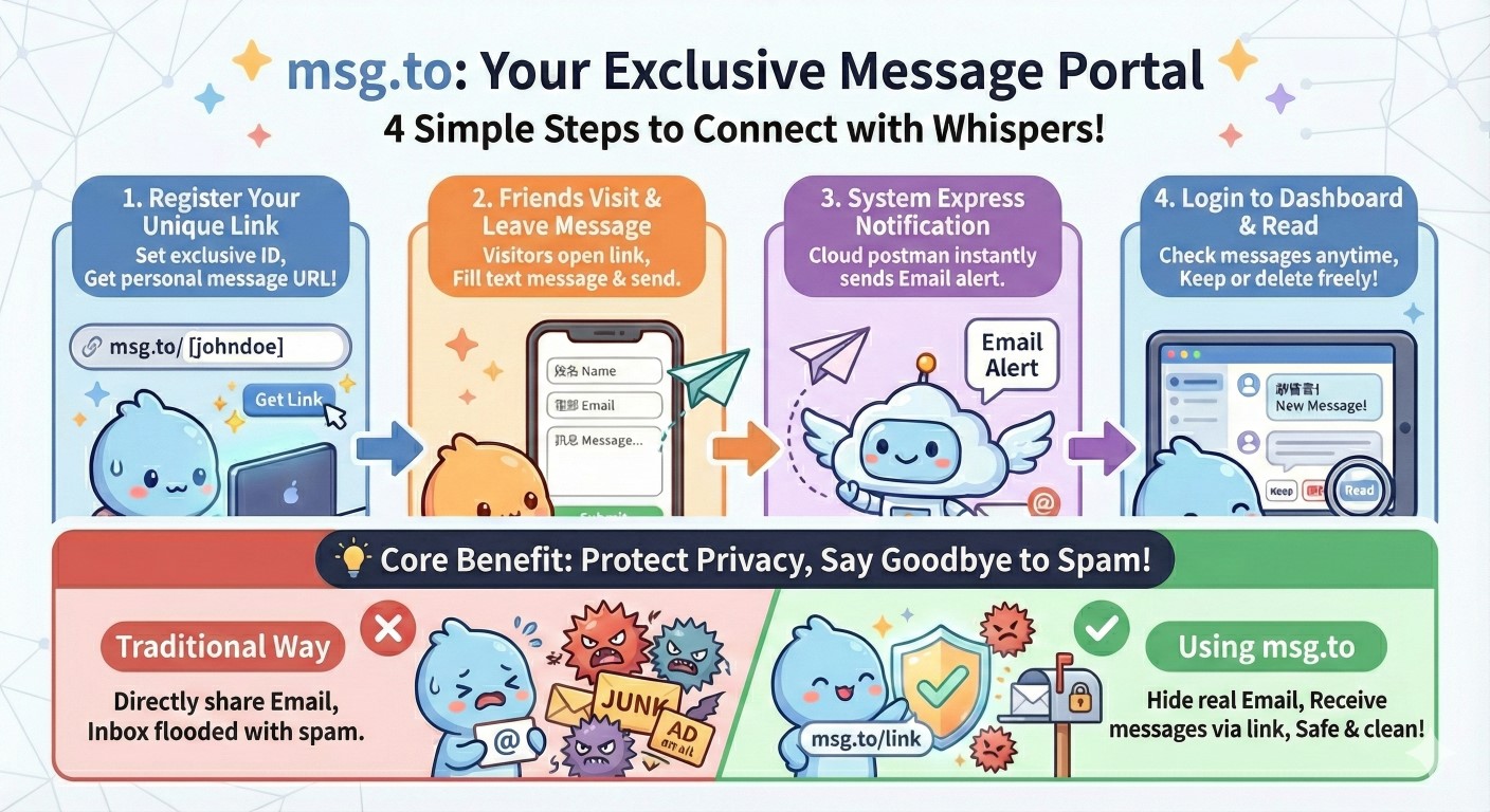 msg.to service concept infographic